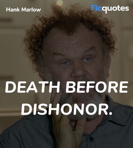 Death before Dishonor quote image