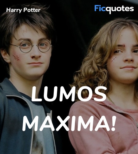 Lumos Maxima Harry Potter And The Prisoner Of Azkaban 2004 Quotes