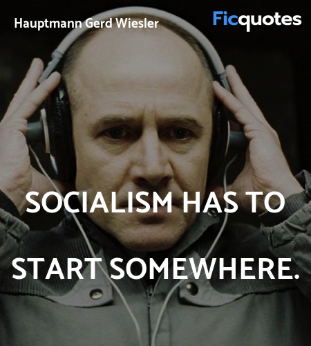Socialism has to start somewhere. image