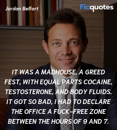 It was a madhouse, a greed fest, with equal parts ... quote image
