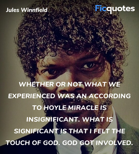 Whether or not what we experienced was an  quote image