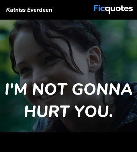  I'm not gonna hurt you quote image