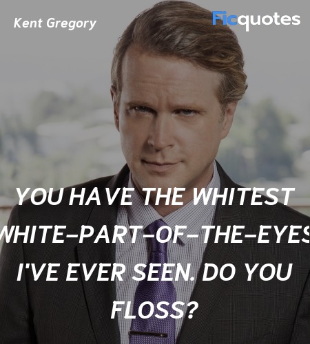 You have the whitest white-part-of-the-eyes I've ever seen. Do you floss? image