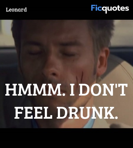 Hmmm. I don't feel drunk. image