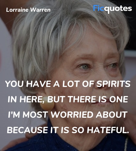 You have a lot of spirits in here, but there is ... quote image
