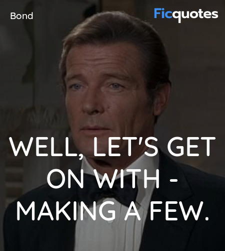 Well, let's get on with - making a few quote image