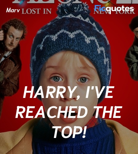 Harry, I've reached the top! image
