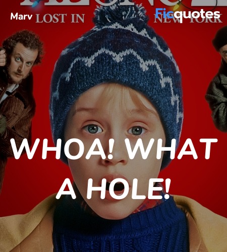 Whoa! What a hole quote image