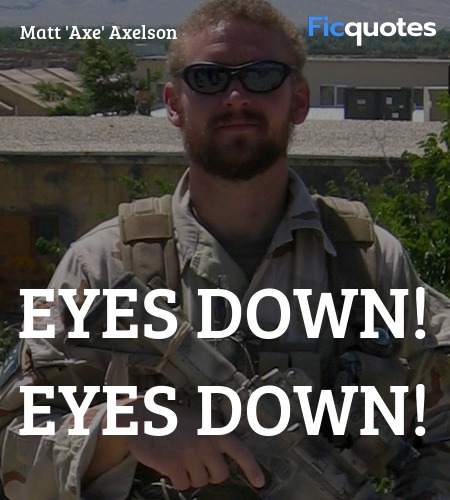 Eyes down! Eyes down quote image