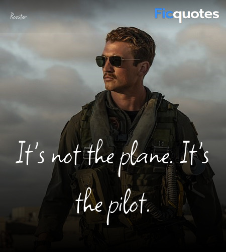 It's not the plane. It's the pilot quote image