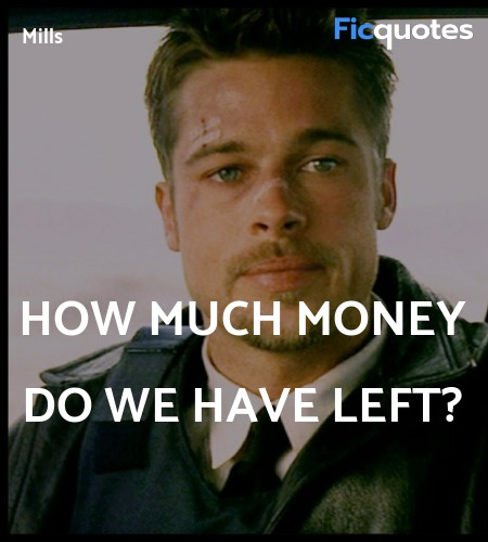  How much money do we have left quote image