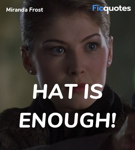  hat is enough quote image