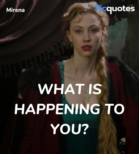 What is happening to you quote image