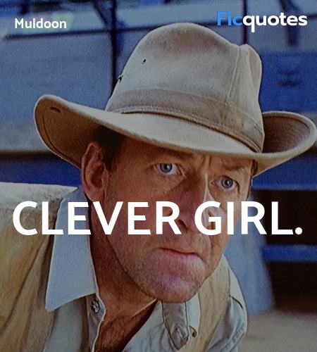 Clever girl. image