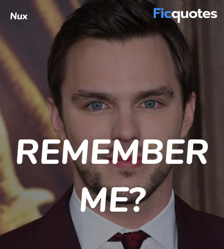 Remember me quote image
