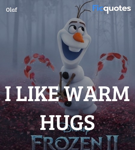  I like warm hugs quote image
