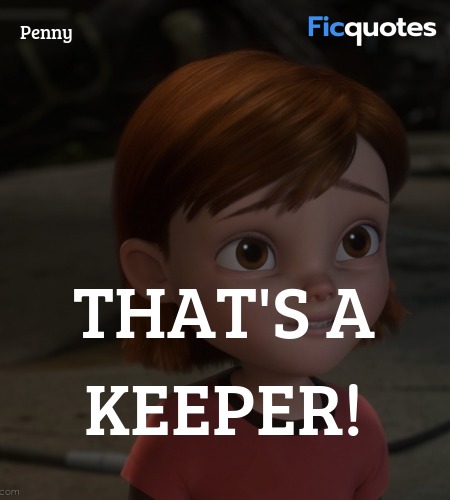 That's a keeper! image