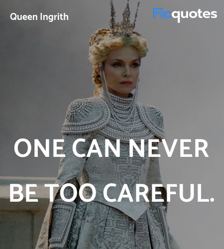 One can never be too careful quote image