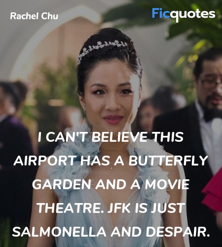 I can't believe this airport has a butterfly ... quote image