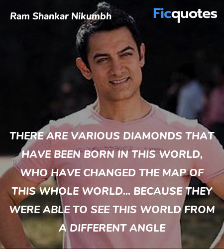 There are various diamonds that have been born in ... quote image