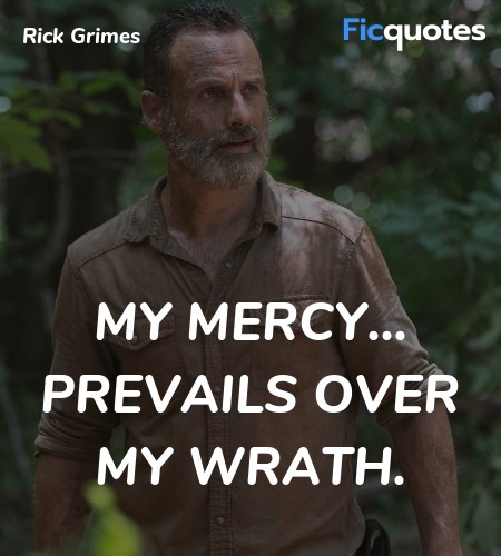 My mercy... prevails over my wrath quote image