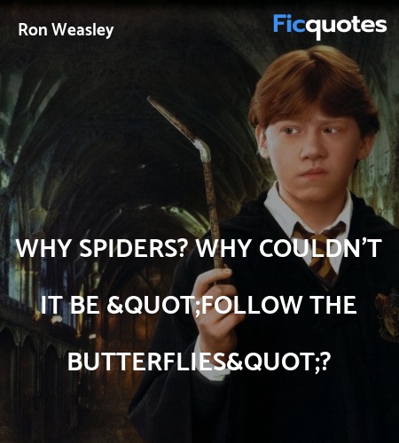 Why spiders? Why couldn't it be 