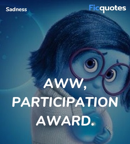 Aww, participation award quote image