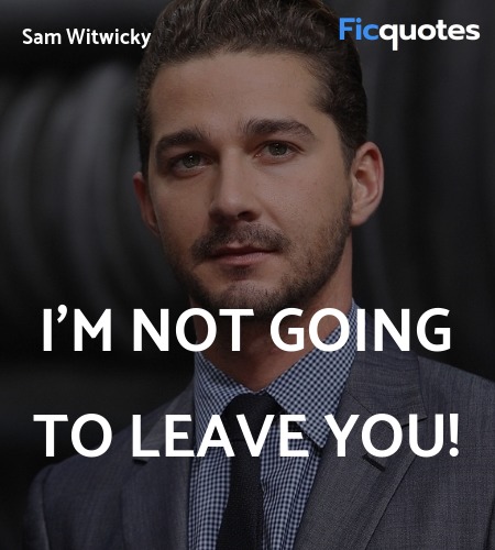  I'm not going to leave you quote image