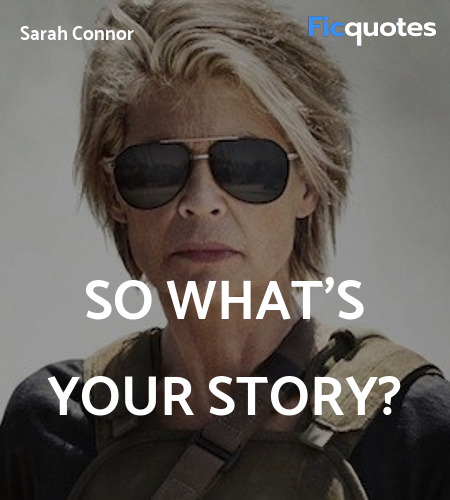 So what's your story quote image