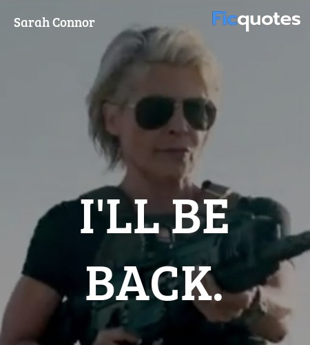 I'll be back quote image