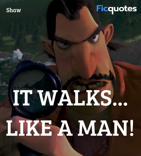 It walks... like a man! image