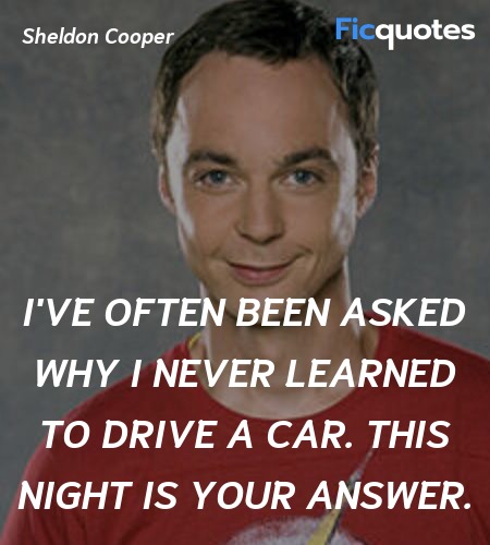  I've often been asked why I never learned to drive a car. This night is your answer. image