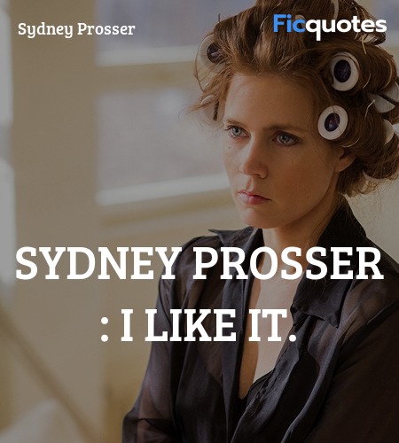 Sydney Prosser : I like it. image