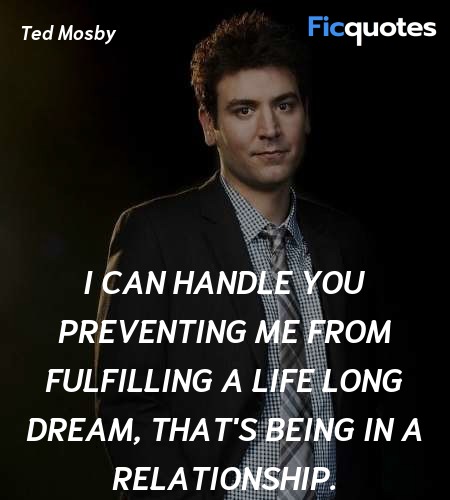 I can handle you preventing me from fulfilling a ... quote image