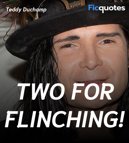 Two for flinching! image