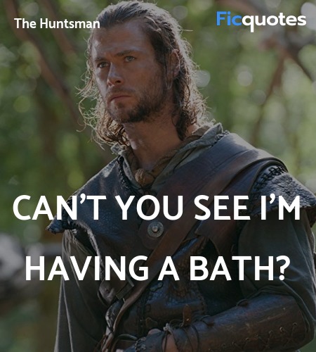 Can't you see I'm having a bath? image
