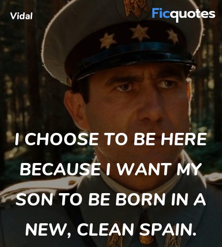 I choose to be here because I want my son to be born in a new, clean Spain. image