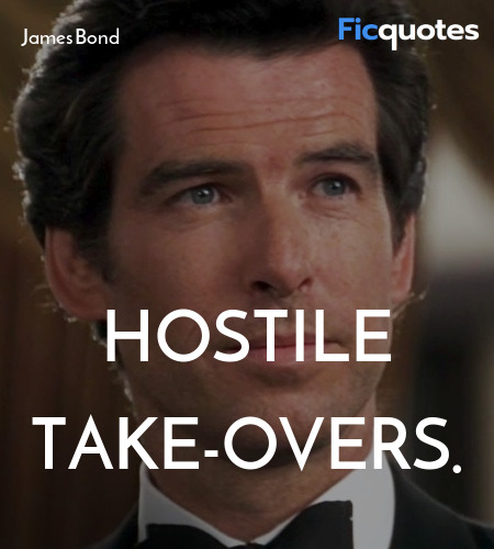 Hostile take-overs quote image