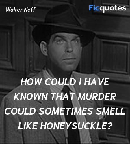 How could I have known that murder could sometimes... quote image