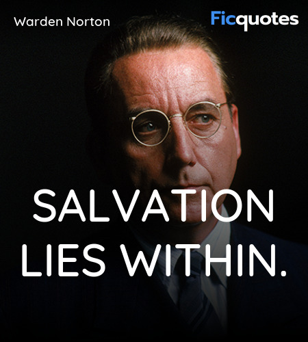 Salvation lies within quote image