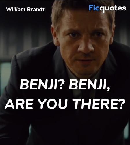 Benji? Benji, are you there quote image