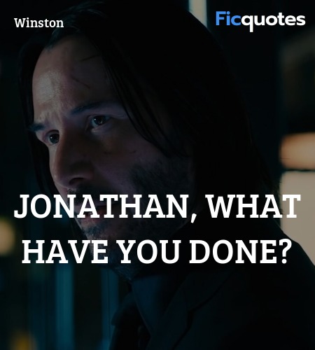 Jonathan, what have you done quote image