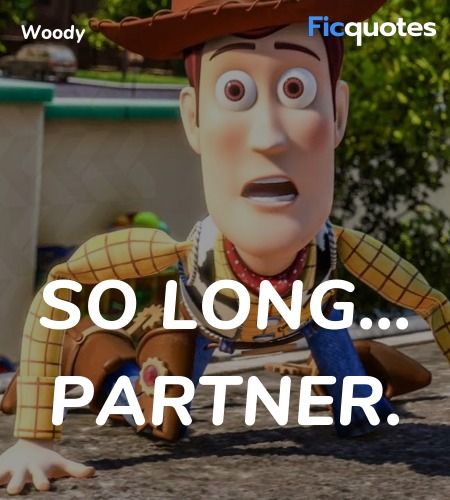 So long... partner quote image