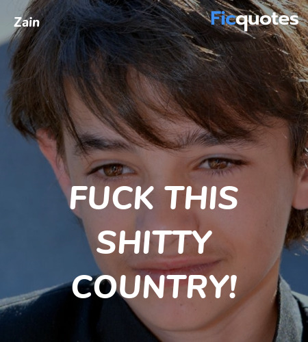 Fuck this shitty country quote image